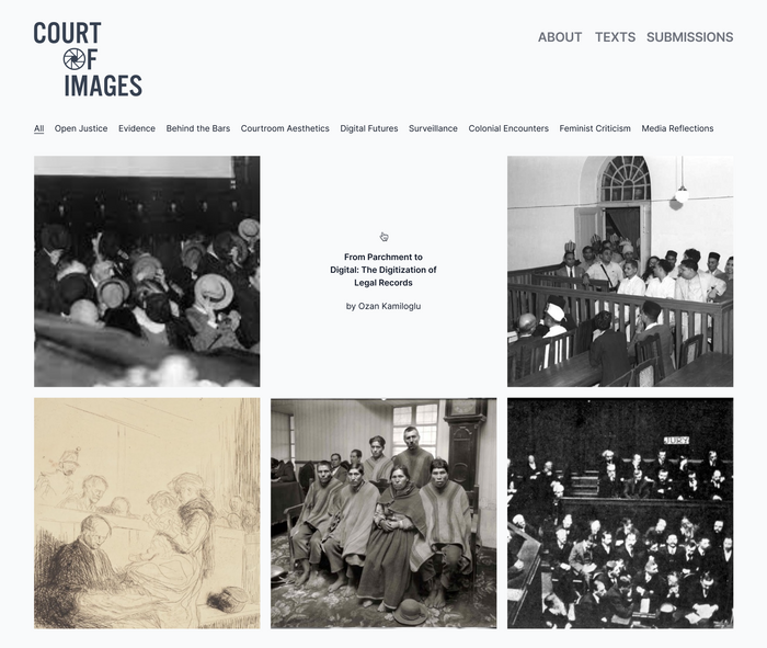 Court of Images website 1