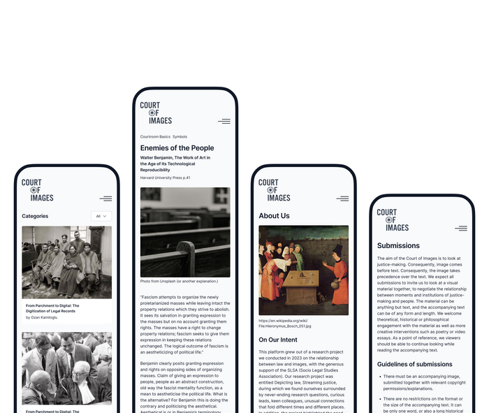 Court of Images website 3