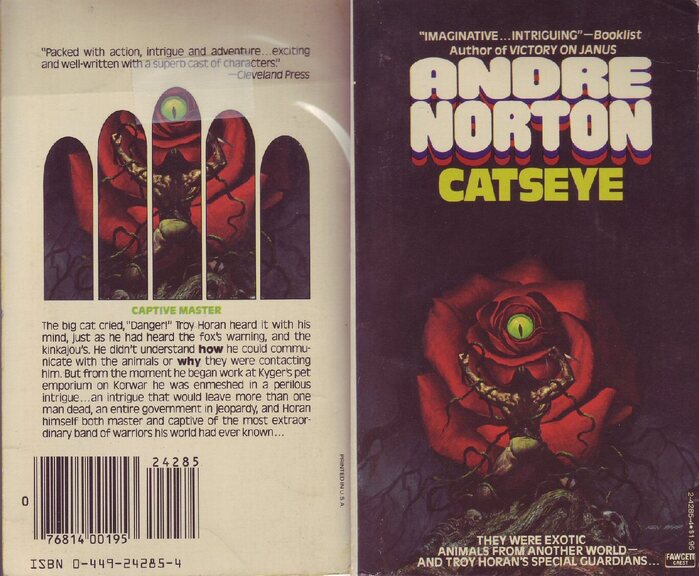 Andre Norton paperback covers (Fawcett Crest) 10