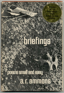 <cite><span>Briefings: Poems Small and Easy</span></cite> by A.R. Ammons