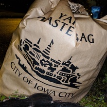 Iowa City yard waste bag