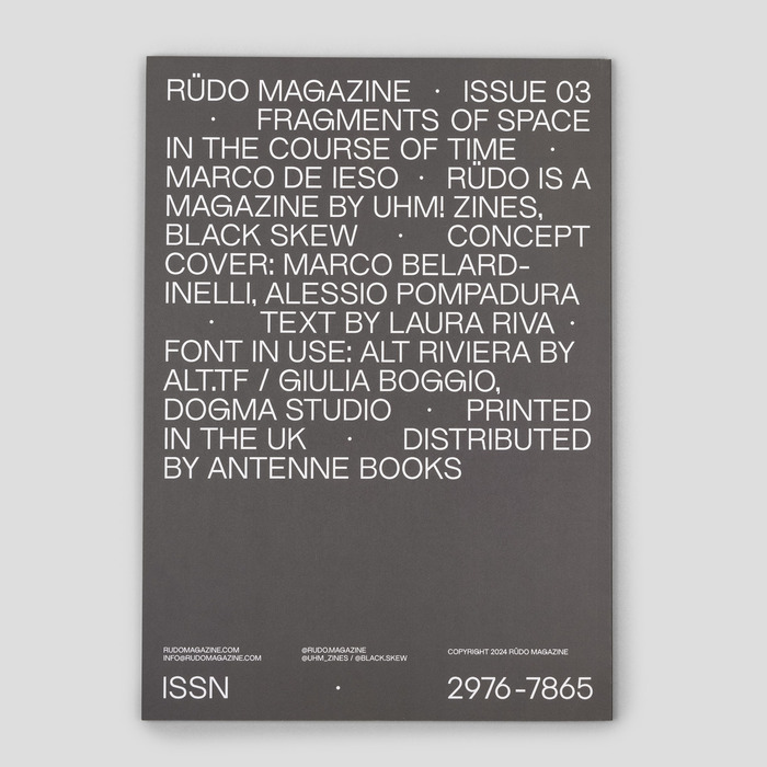 RÜDO issue 3, “Fragments of Space in the Course of Time” 7