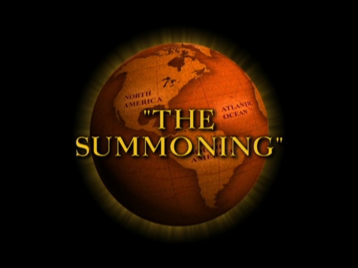 Episode title. Screenshot taken from Season 1 Episode 1 - "The Summoning".