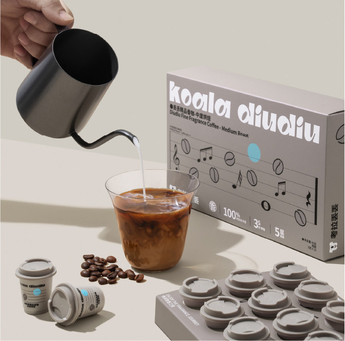 Koala Diudiu coffee packaging 5