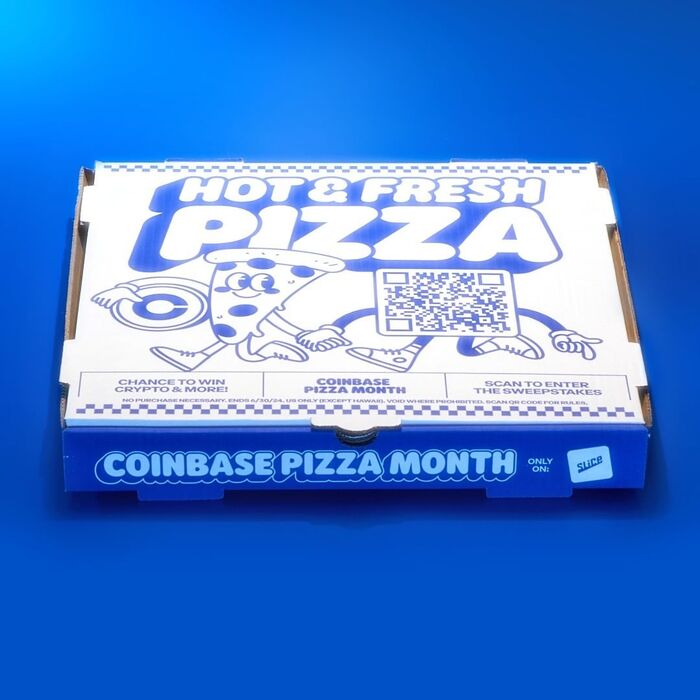 Coinbase Bitcoin Pizza Day 1