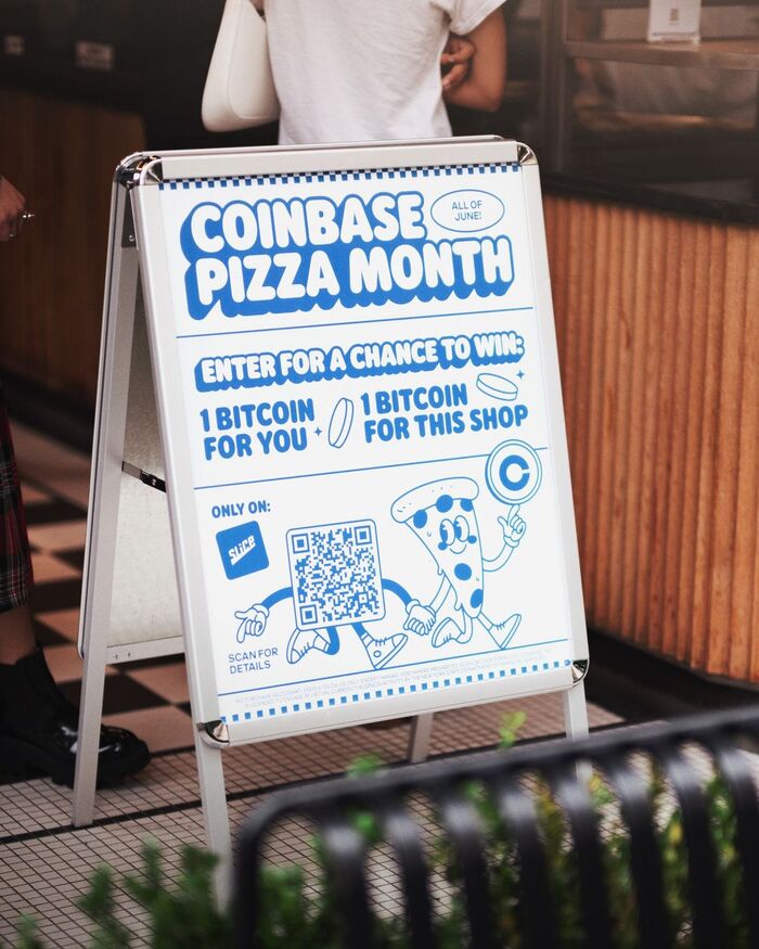 Coinbase Bitcoin Pizza Day 10