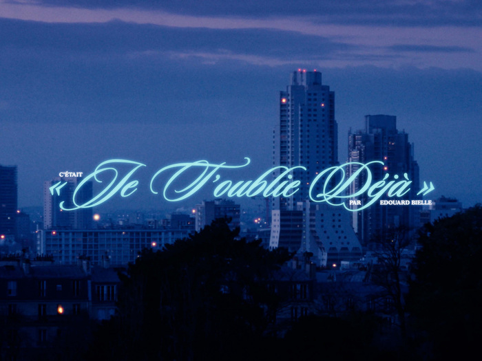 Edouard Bielle – “Je t’oublie déjà” music video 3