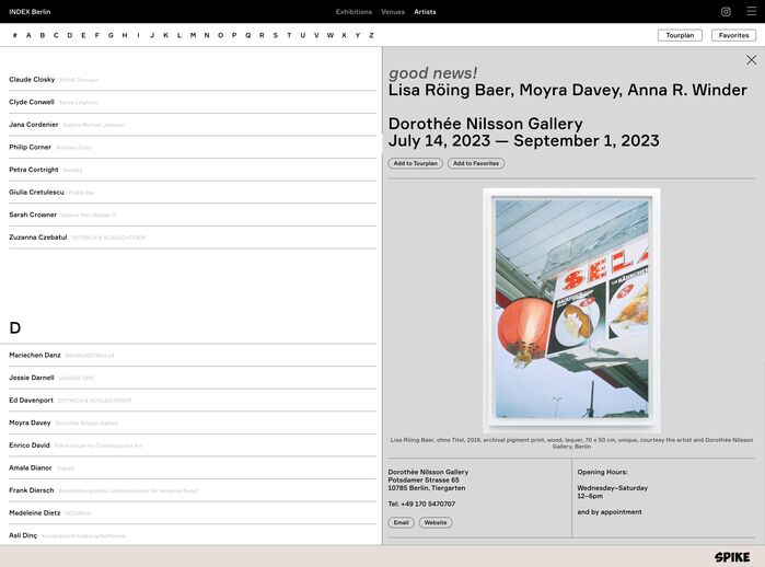 INDEX Berlin website 2