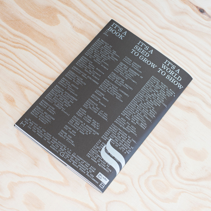 It’s a book, it’s a seed to grow, it’s a world to show –  HGB Leipzig 1