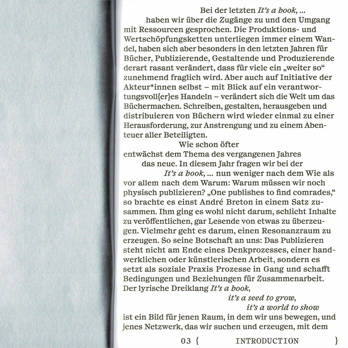 It’s a book, it’s a seed to grow, it’s a world to show –  HGB Leipzig 5