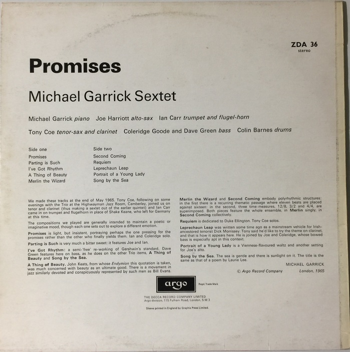 Garrick Sextet – Promises 3
