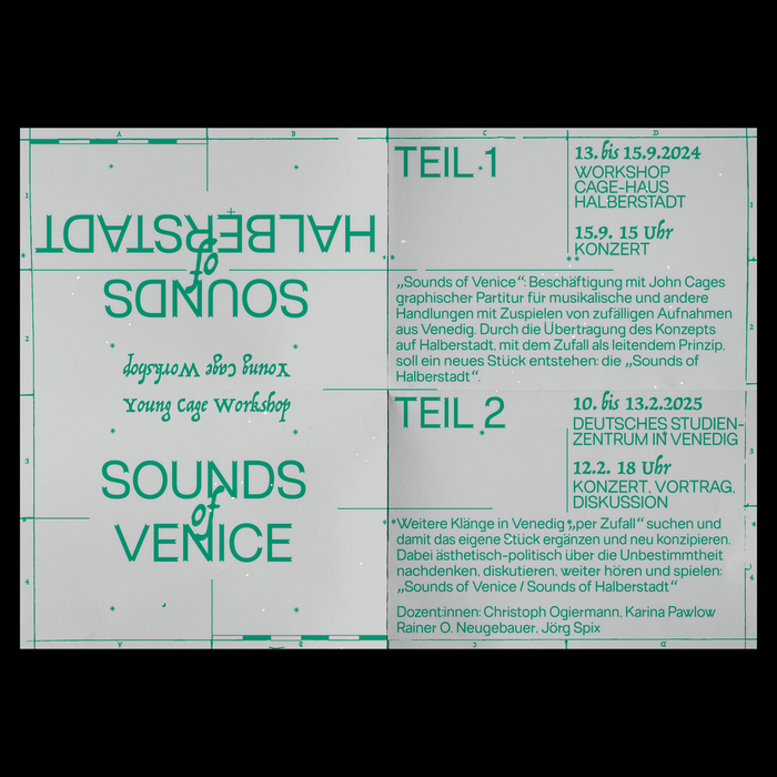 Young Cage: Sounds of Halberstadt / Sounds of Venice 2