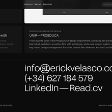 Erick Velasco portfolio website