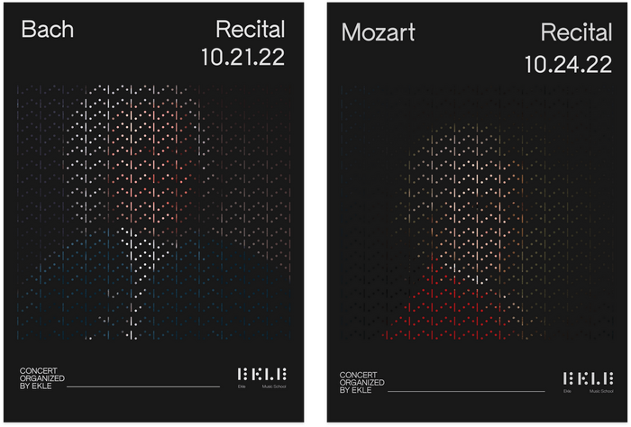 Ekle Music School branding 4