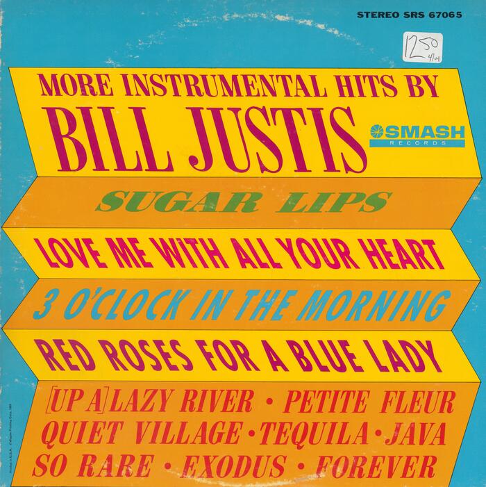 Bill Justis – More Instrumental Hits by Bill Justis album art