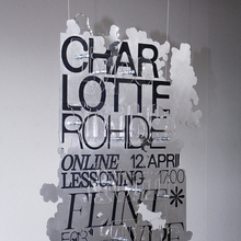 Charlotte Rohde and Flint*ype lecture, F+F Zurich