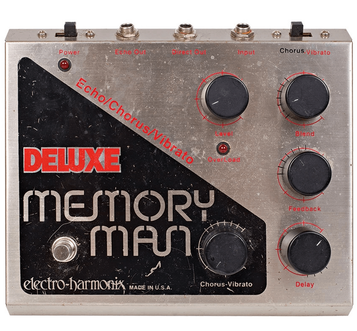 Electro-Harmonix Deluxe Memory Man effects pedal 1