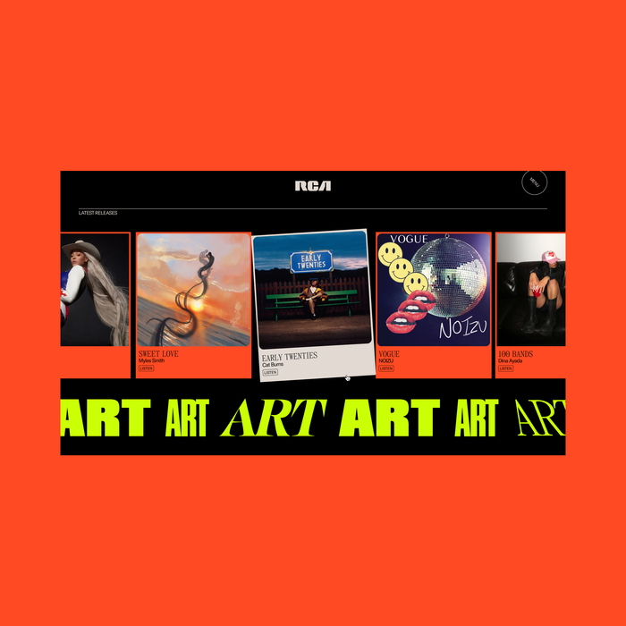 RCA Records UK website 3
