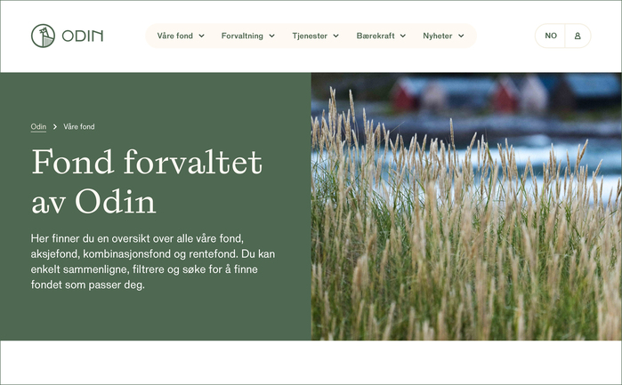 Odin Forvaltning website 4
