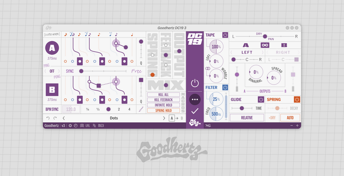 The full DC19 interface, including the advanced controls