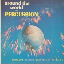 Irv Cottler – <cite>Around the World in Percussion </cite>album art