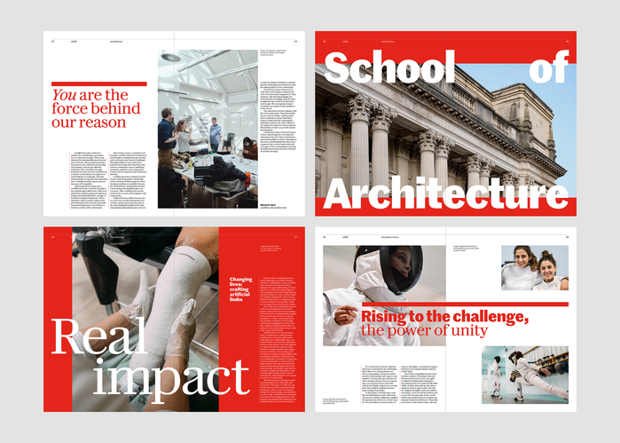 Cardiff University brand identity 5