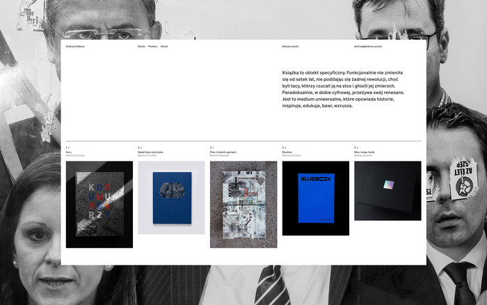 A / DOBOSZ portfolio website 3