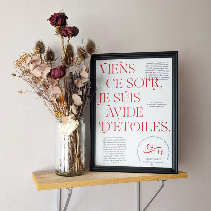 Une femme m’apparut booklet and poster 1