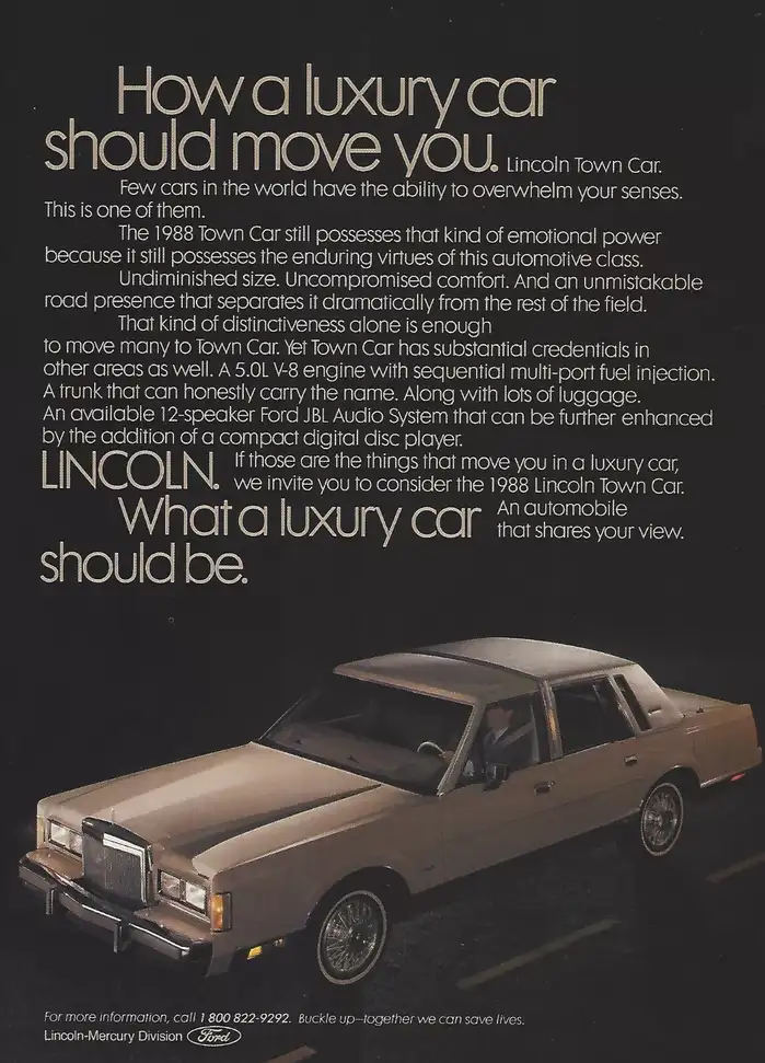 “How a luxury car should move you.”