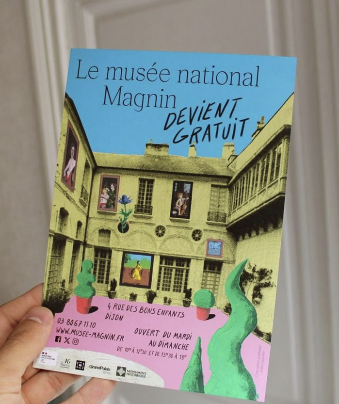 “Le musée national Magnin devient gratuit” campaign 1