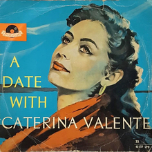 <cite>Ein Gruß von Caterina Valente</cite> / <cite>A Date with Caterina Valente</cite> album art