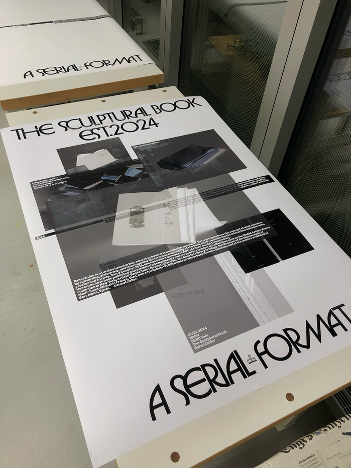 The Sculptural Book exhibition poster 3