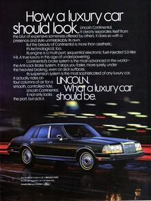 Lincoln “What a luxury car should be” ads