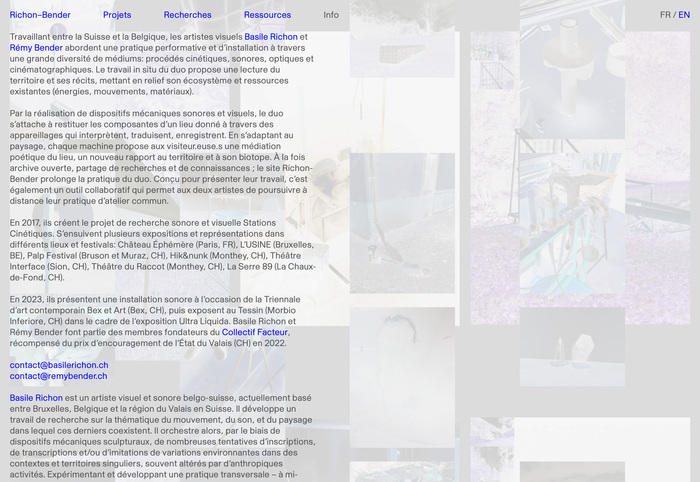 Richon–Bender website 1