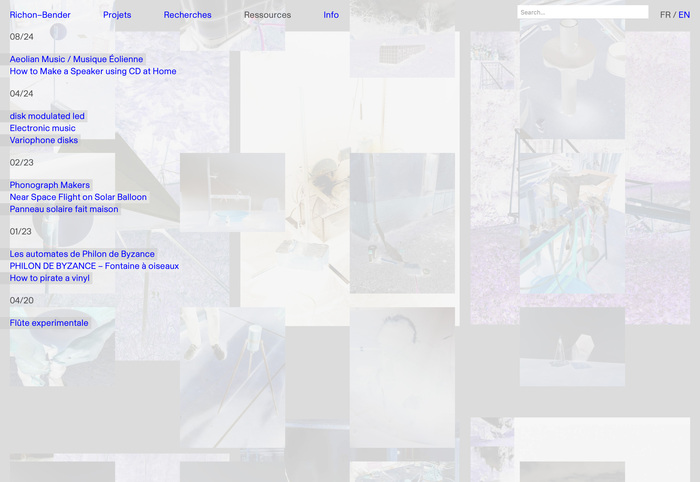 Richon–Bender website 2