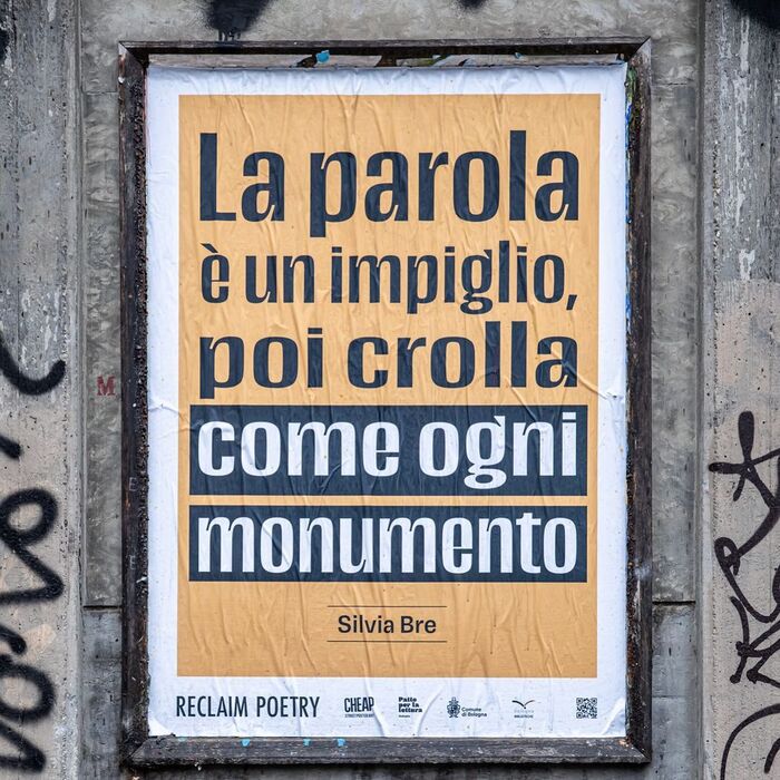 Reclaim Poetry, January 2024. “The word is an entanglement, then collapses like any monument” – Silvia Bre