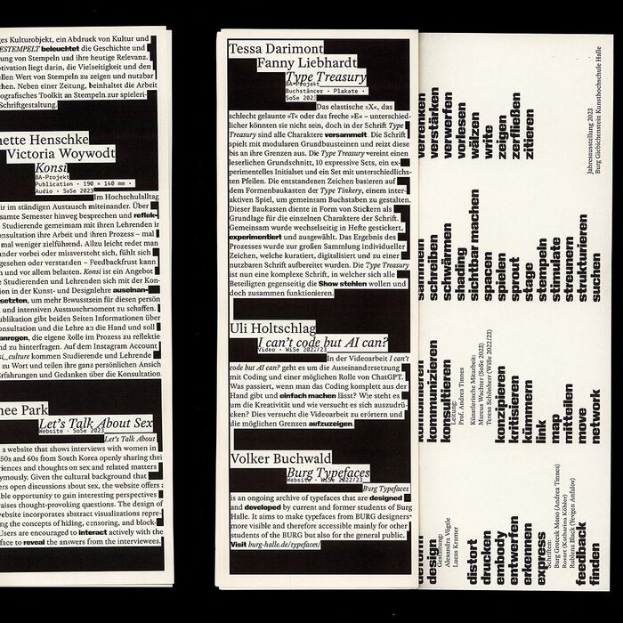 Doings of Typography / Typographical Acts 5