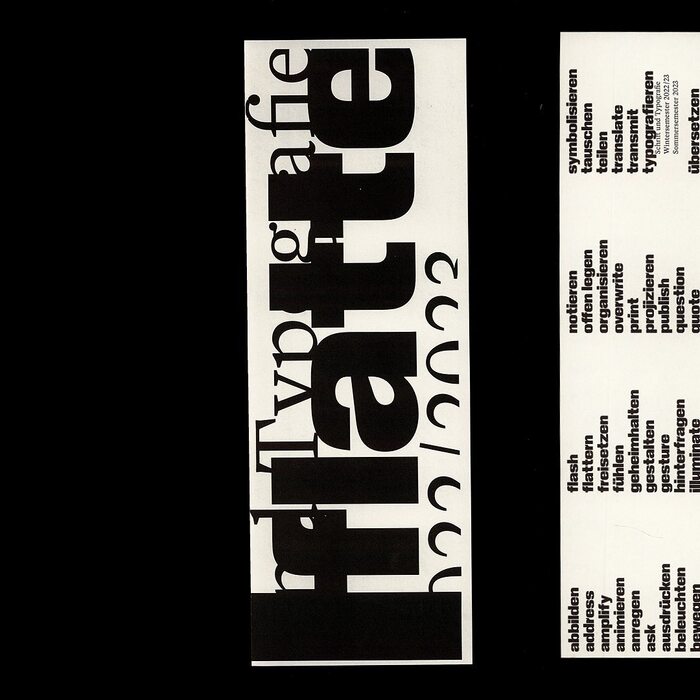 Doings of Typography / Typographical Acts 1