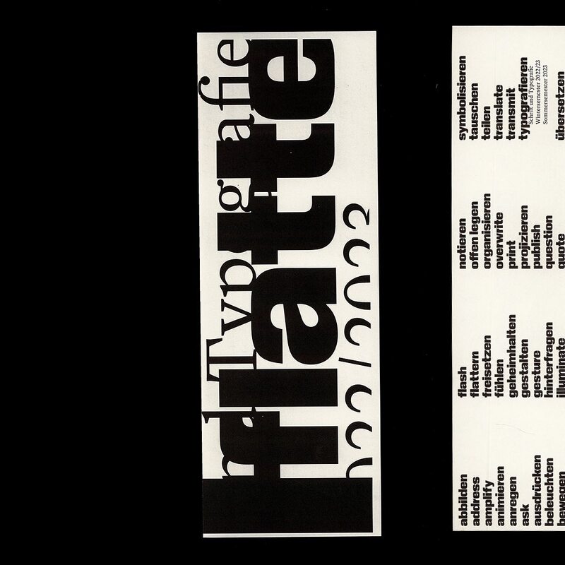 Doings of Typography / Typographical Acts