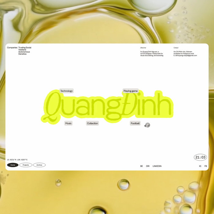 Quang Dinh portfolio 1