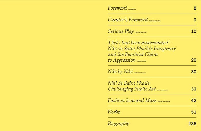 Niki de Saint Phalle at Henie Onstad Kunstsenter catalog 3