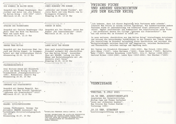 Strauhof Museum identity proposal (ECAL student project) 10