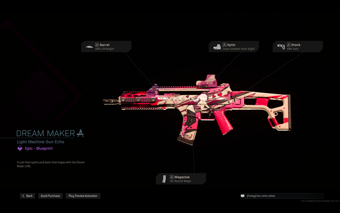 Previewing a skin
