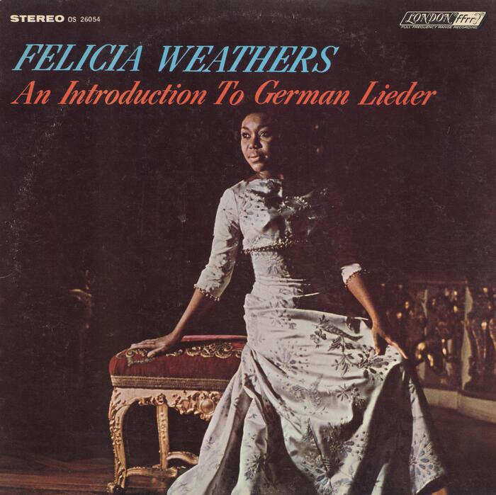 Felicia Weathers – An Introduction To German Lieder album art