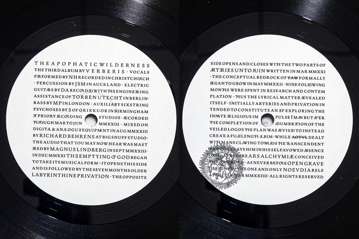 Verberis – The Apophatic Wilderness album art 7