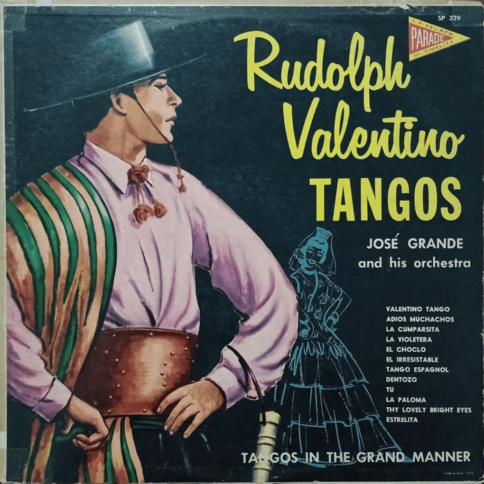 José Grande and His Orchestra – Rudolph Valentino Tangos album art 2