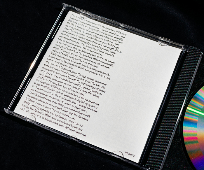 Verberis – The Apophatic Wilderness album art 12