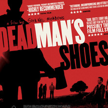 <cite>Dead Man’s Shoes</cite> movie logo and poster