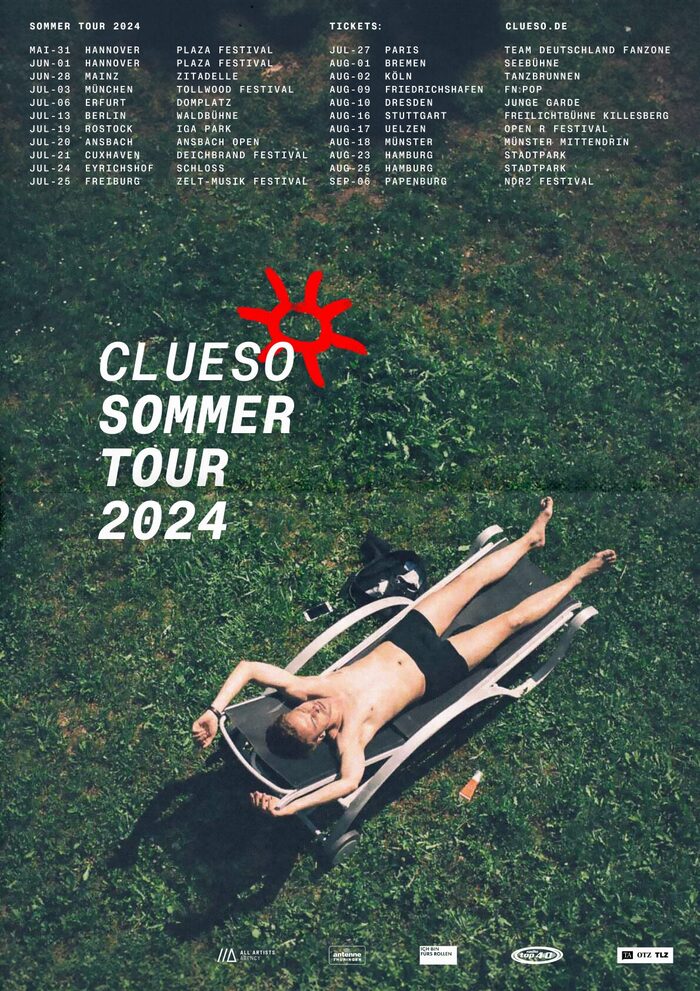 Clueso Sommer Tour 2024 2