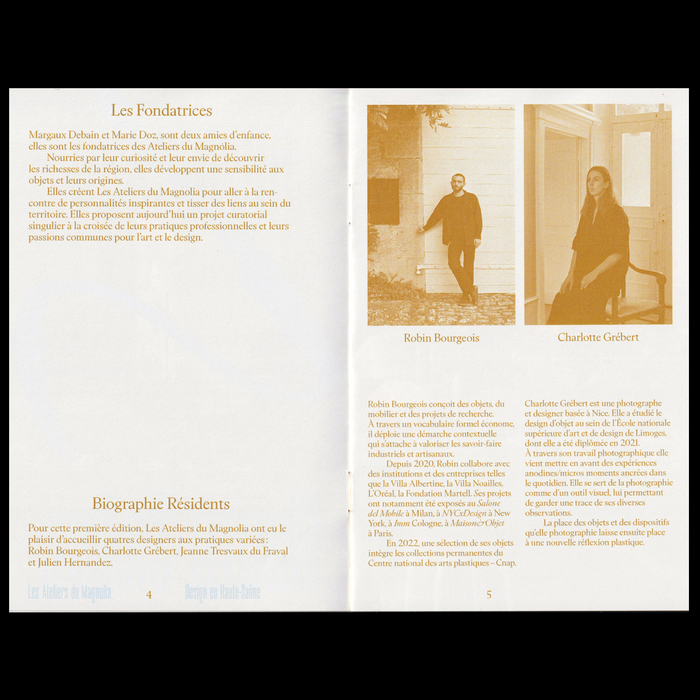 Les Ateliers du Magnolia exhibition booklet 4